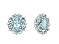 Orecchini Miluna Donna Le Gemme in Argento Topazio ERD2929 - ERD2929